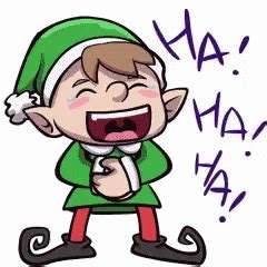 elf animated gif|elf laughing gif.